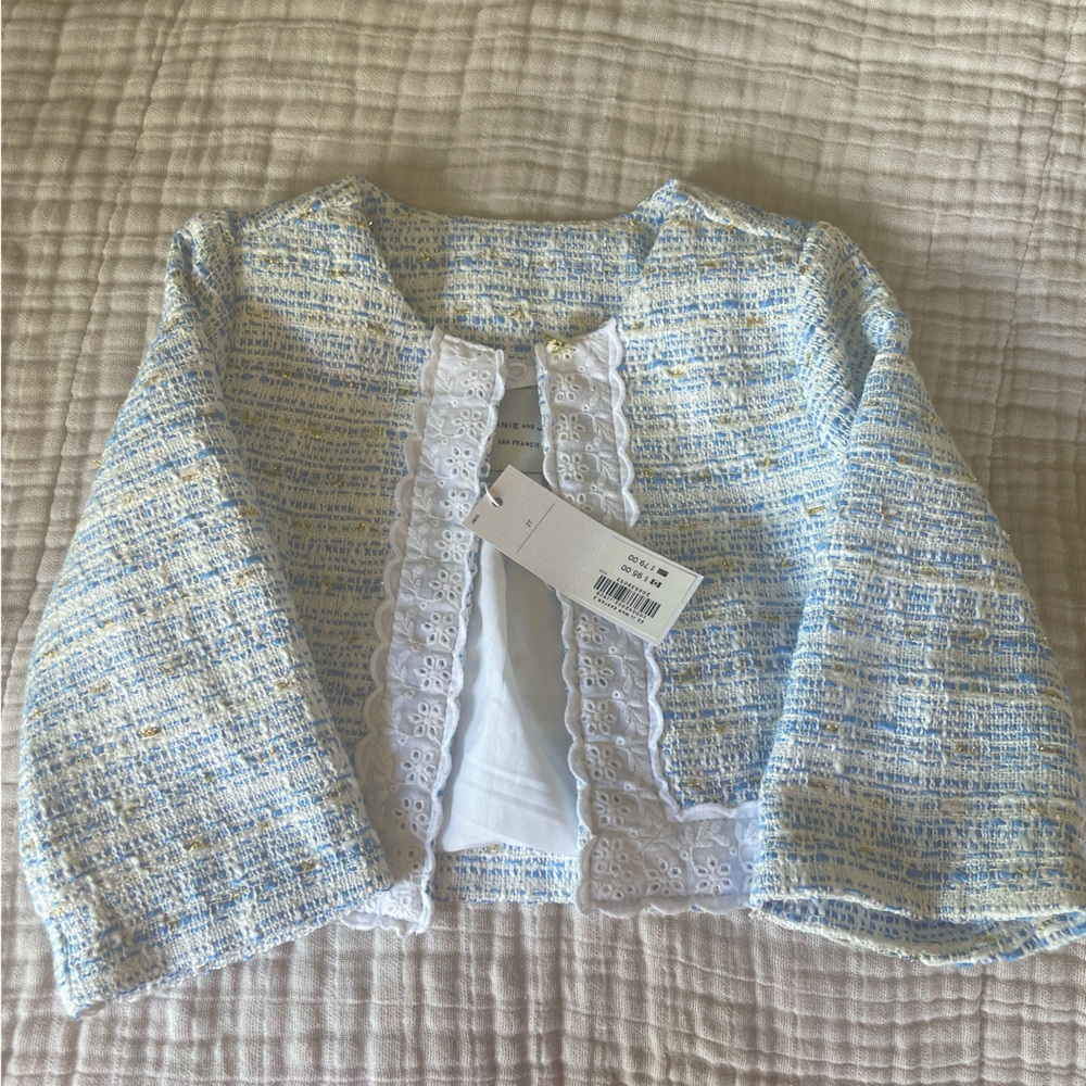 NWT Janie and Jack toddler boucle jacket.